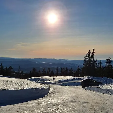 Beautiful At Lifjell Perfectly Located For Hiking And Skiing With Sauna Сasa de vacaciones