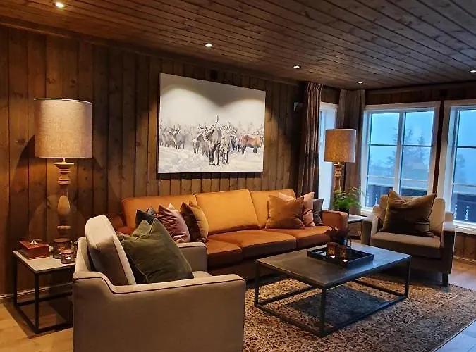 Beautiful At Lifjell Perfectly Located For Hiking And Skiing With Sauna *